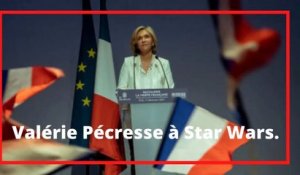 Valérie Pécresse après un discours en référence à Star Wars ...