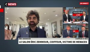 Éric Zemmour, coiffeur et homonyme du candidat à la présidentielle, victime de menaces