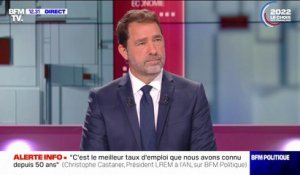 Christophe Castaner: "Je ne doute pas qu'Emmanuel Macron soit candidat"