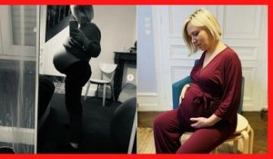 Justine Cordule(la vie en XXL)dévoile une photo impressionnante de son baby bump, les inter surpris!