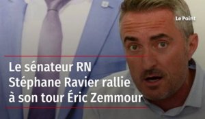 Le sénateur RN Stéphane Ravier rallie à son tour Éric Zemmour