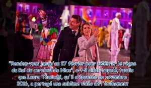 Christian Estrosi et Laura Tenoudji - sortie en amoureux pour l'ouverture du carnaval de Nice