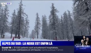 À Valberg, dans les Alpes du Sud, la neige est enfin de retour