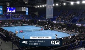 Le replay de Tsonga - Simon - Tennis - Marseille