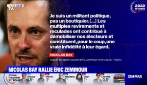 Présidentielle: Nicolas Bay, ex-cadre du Rassemblement national, confirme son ralliement à Éric Zemmour