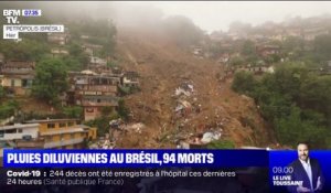 Brésil: au moins 94 morts dans des inondations et des glissements de terrain à Petrópolis
