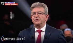 Jean-Luc Mélenchon: "Je ne suis pas d'accord avec le fonctionnement actuel de la police. (...) Il faut tout changer"