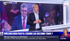 ÉDITO - Jean-Luc Mélenchon au second tour ? "Pas le cas de figure le plus probable"