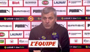 Genesio : «On ne va pas faire la fine bouche» - Foot - L1 - Rennes