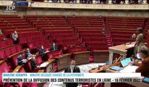 Séance publique à l'Assemblée nationale - Terroristes en ligne : proposition de loi visant à le prévenir