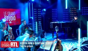 Keren Ann & Quatuor Debussy interprètent "Ton île prison" dans "Le Grand Studio RTL"