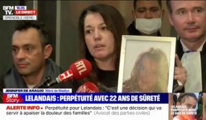 Jennifer De Araujo, mère de Maëlys: "Je suis contente du verdict. La perpétuité c'est ce qu'on a pris nous en ayant plus Maëlys"