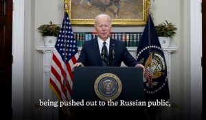 Joe Biden s'est pour la première fois dit "convaincu" que Vladimir Poutine avait pris "la décision" d'envahir l'Ukraine "dans les jours qui viennent"