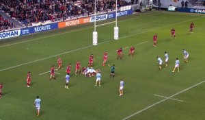 TOP 14 - Essai de Bautista DELGUY (USAP) - RC Toulon - USA Perpignan - J18 - Saison 2021/2022