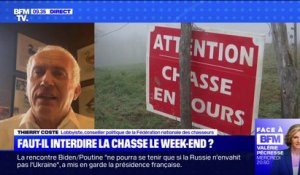Accident mortel dans le Cantal: selon Thierry Coste, lobbyiste de la chasse, l'activité est "très règlementée"