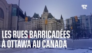 Des barricades installées dans les rues d'Ottawa pour éviter de nouvelles occupations