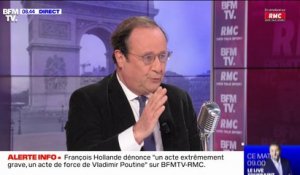 François Hollande: "Militairement, nous ne pouvons pas accepter que la Russie continue d'avancer"