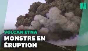 Le volcan "Etna" en Sicile est encore entré en activité et c'est impressionnant