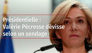 Présidentielle : Valérie Pécresse dévisse selon un sondage
