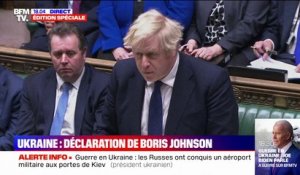 Boris Johnson appelle à "mettre un terme à la dépendance au gaz" russe