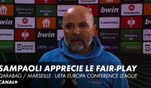 Jorge Sampaoli apprécie le fair-play de Qarabag - Qarabag / Marseille