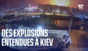 Des explosions dans le centre de Kiev ce vendredi matin