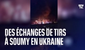Guerre en Ukraine: des bâtiments en flammes et des échanges de tirs à Soumy, à l'Est du pays