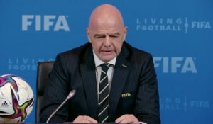 Guerre en Ukraine - Infatino : “La FIFA espère une interruption rapide des hostilités”