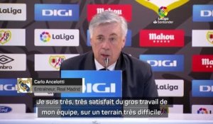 26e j. - Ancelotti : "Très satisfait du gros travail de mon équipe"