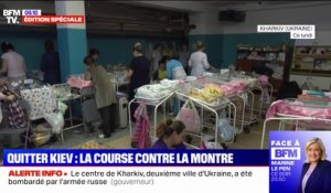 Guerre en Ukraine: la maternité de l'hôpital de Kharkiv déplacée dans un abri anti-bombes
