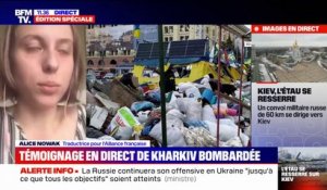 "Ils se concentrent majoritairement sur la population civile": Alice Nowak, traductrice pour l'Alliance française, témoigne depuis Kharkiv bombardée