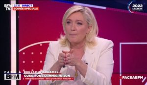 Marine Le Pen maintient qu'elle veut accueillir des réfugiés ukrainiens