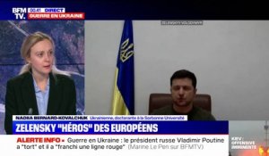 "Nous allons combattre jusqu'à ce que le dernier soldat russe ait quitté le sol de notre pays": Nadiia appelle la France à fournir "plus d'armes" et à "protéger l'espace aérien" ukrainien