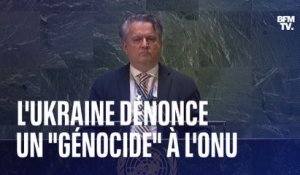 L'Ukraine dénonce un "génocide" à la tribune de l'Assemblée générale de l'ONU