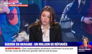Uliana Mosorko (Union des Ukrainiens de France): "On peut déjà accueillir 20.000 personnes en France (...) dans des hébergements temporaires"