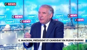 François Bayrou : «Emmanuel Macron sera candidat autant qu'il le faut et président autant qu'il le faut : parce que c'est son devoir!»