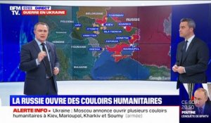 L'armée russe annonce l'ouverture de plusieurs couloirs humanitaires en Ukraine