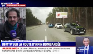 Guerre en Ukraine: notre reporter Benoît Sarrade témoigne d'un bombardement auquel il a assisté près de Kiev