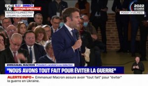 Emmanuel Macron sur les réfugiés ukrainiens: "La France prendra sa part"