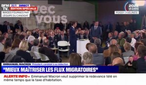 Emmanuel Macron: "On ne luttera pas contre l'immigration clandestine par l'inhumanité"