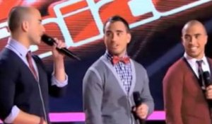 Exclu vidéo : les 3nity Brothers de The Voice 2 pensent que c'est Yoann Fréget ou Olympe qui remportera la finale ! Et vous ?