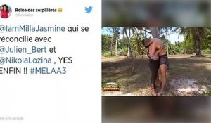 Revue de Tweets : Milla Jasmine et Julien Bert se réconcilient dans MELAA 3 !
