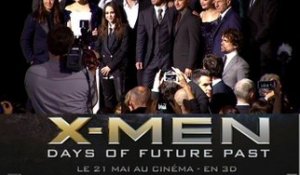 Exclu vidéo : Ellen Page, Jennifer Lawrence et Hugh Jackman à l'avant-première de "X Men : Days of futur past"