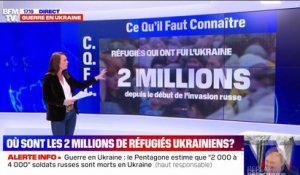 Dans quels pays se trouvent les 2 millions de réfugiés ukrainiens?