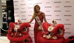 Vidéo : Miss France 2015 : Elle célèbre le nouvel an chinois au Printemps !