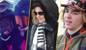 Exclu Vidéo : Madonna : l'album souvenir de ses luxueuses vacances au ski en Suisse !