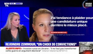 Marion Maréchal refuse une "obligation de fidélité quasi-génétique au mouvement" par son appartenance à la famille Le Pen