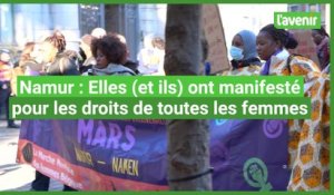 À Namur, elles (et ils) ont manifesté pour tous les droits de toutes les femmes