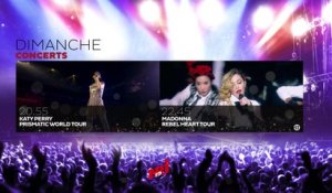 KATY PERRY PRISMATIC WORLD TOUR et MADONNA Rebel heart tour - nrj 12 - 31 12 17