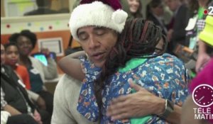 Zapping du 21/12 : Barack Obama joue les Père-Noël surprise